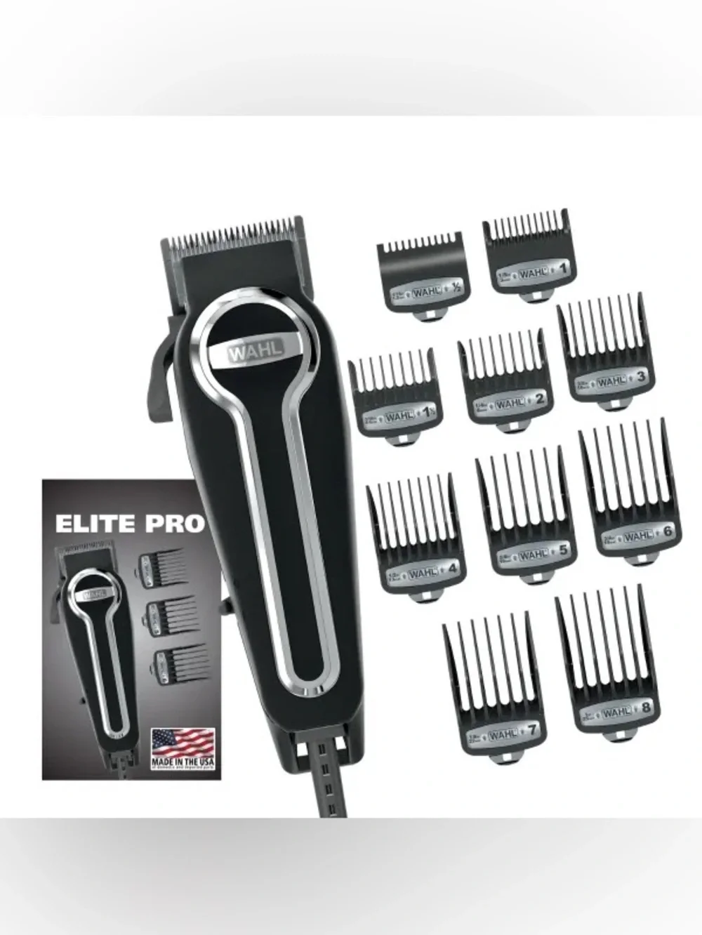 Wahl Elite Pro Corded High Performance Hair Clipper Kit